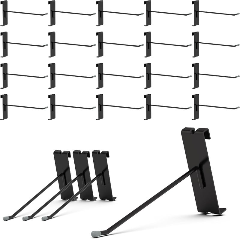 BFPeaky Gridwall Hooks 4 Inch, Black, 50PC, Grid Wall Hooks for Gird Wall Panels Display - Image 1